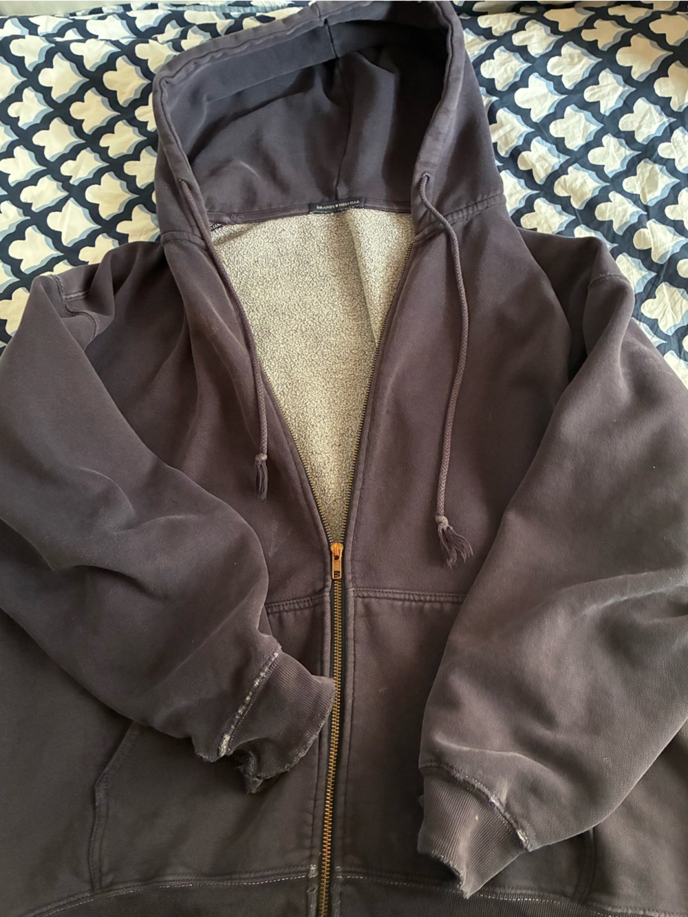 Brandy Melville Christy Hoodie Navy